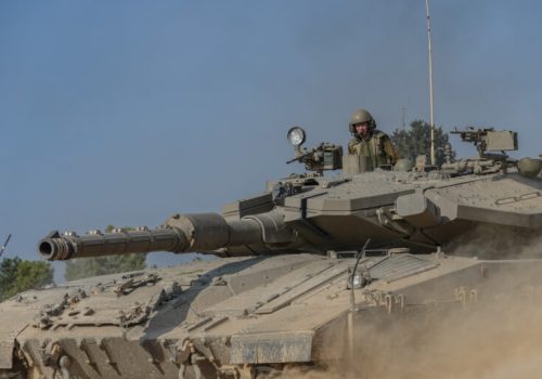 Israeli soldiers seen at a staging area near the southern Israeli border with Gaza, October 14, 2023. Photo by Erik Marmor/Flash90 *** Local Caption *** 
ישראל
צבא
תותח
חיילים
דרום
מלחמה
